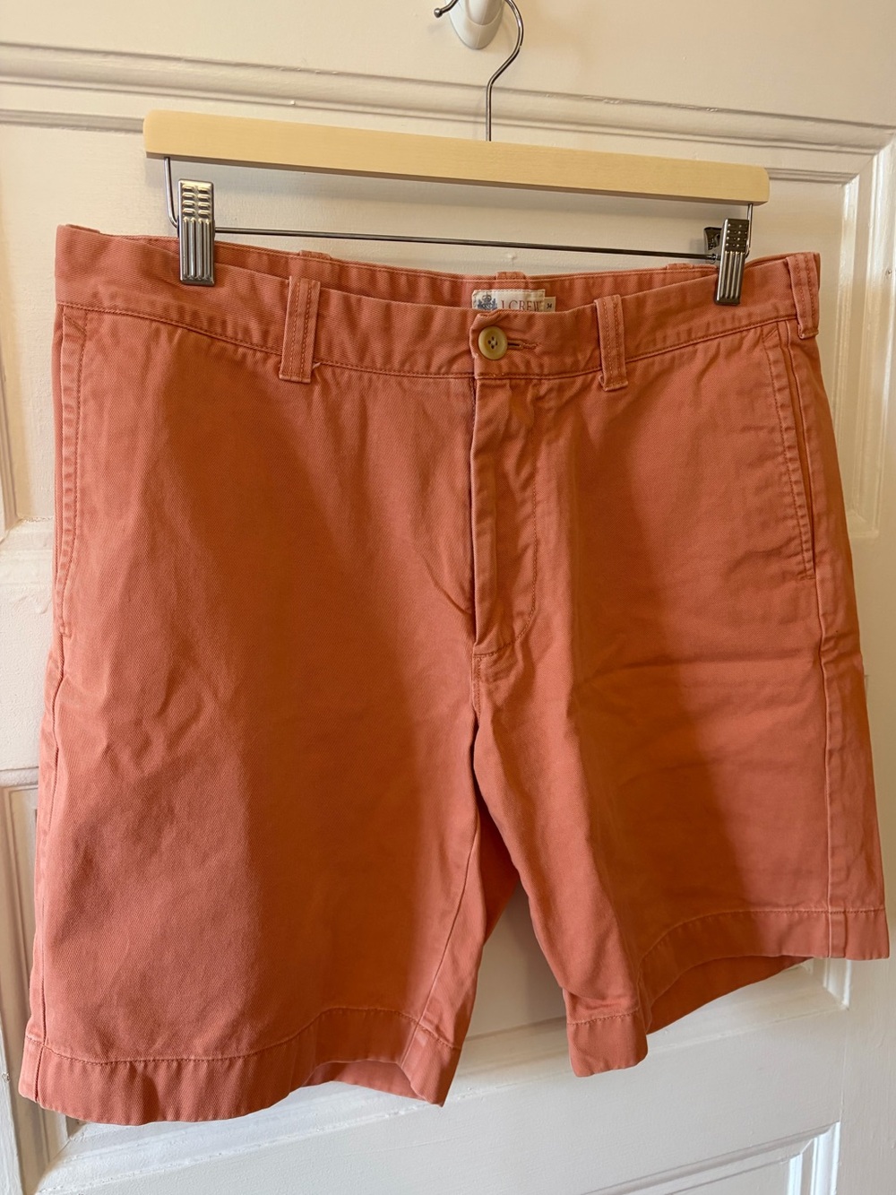 🌻J. Crew Men's Coral Cotton Chino Shorts